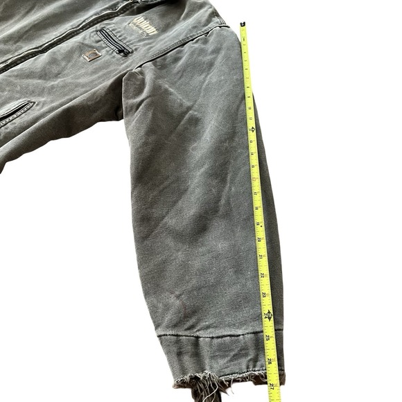 VTG Carhartt Mens Detroit Blanket Lined Canvas Jacket Size XLT Distressed‎ J97 - Picture 16 of 16